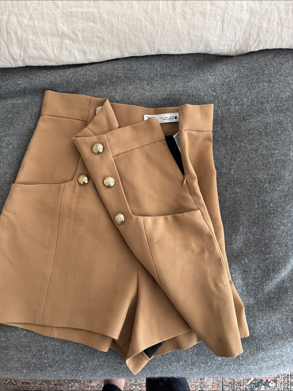 Zara high waisted tailored shorts - Picture 4 of 4